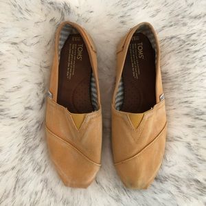 TOMS Classic Yellow Slip-Ons